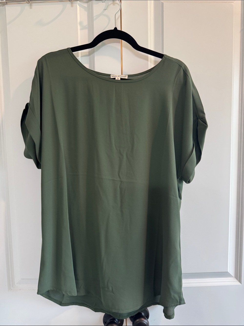 Zenana Outfitters Olive Tunic Blouse
